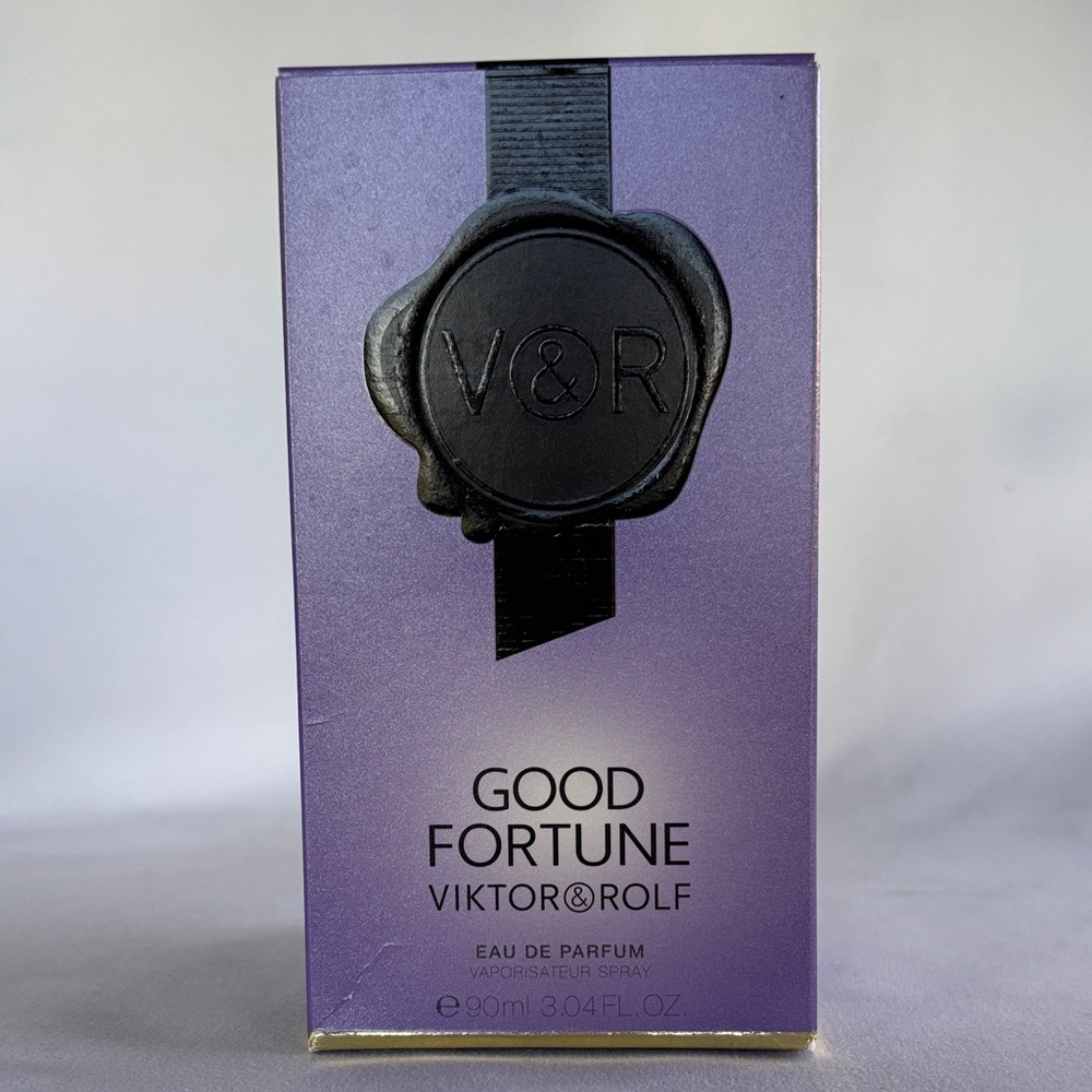 EMPTY BOTTLE & BOX VIKTOR & ROLF GOOD FORTUNE EAU OF PARFUM- PURPLE COLLECTIBLE - Picture 7 of 12